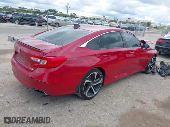 ✅ 2021 Honda Accord Sport SE • VIN: 1HGCV1F42MA090364 • Лот: 43301345. Опубликован ранее на IAAI с пробегом 125 378 миль. Бесплатный доступ к архиву аукционных продаж из США и подробный отчёт об истории автомобиля на DreamBid. Изображение 4.