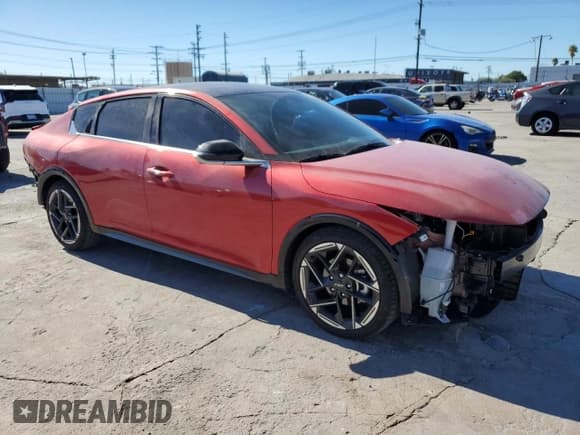 ✅ 2025 Kia K4 GT-Line • VIN: 3KPFW4DE7SE070062 • Лот: 86188275. Опубликован ранее на Copart с пробегом 16 604 миль. Бесплатный доступ к архиву аукционных продаж из США и подробный отчёт об истории автомобиля на DreamBid. Изображение 4.