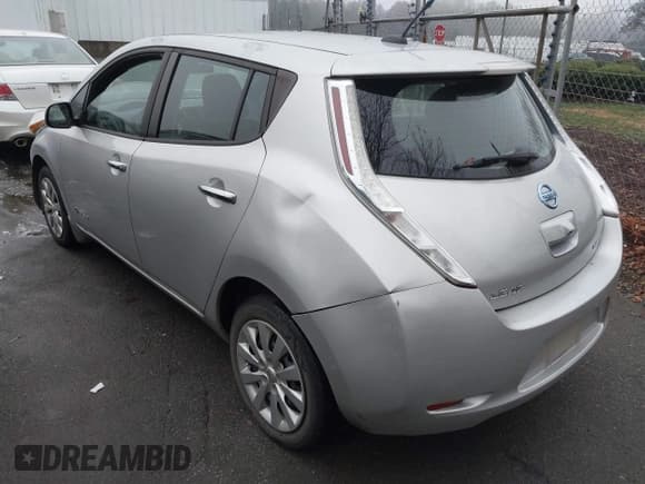 ✅ 2013 Nissan LEAF SL • VIN: 1N4AZ0CP2DC425071 • Lot: 43839630. Listed on IAAI with 87,823 mi. Free auction sales archive from the USA and detailed vehicle history report at DreamBid. Image 3.