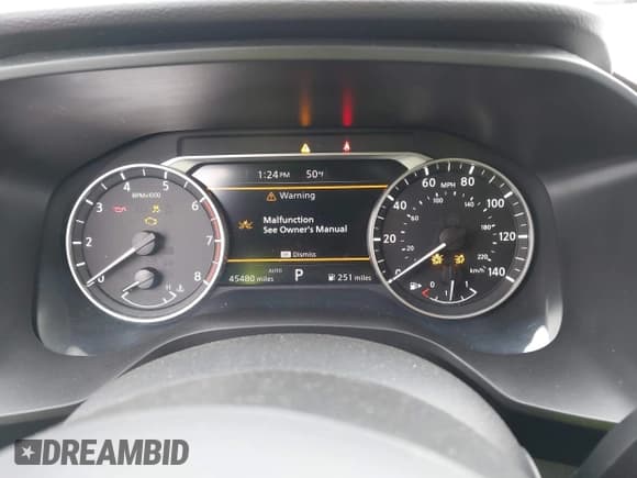 ✅ 2024 Nissan Rogue SV • VIN: JN8BT3BB8RW421169 • Lot: 43576058. Listed on IAAI with 45,480 mi. Free auction sales archive from the USA and detailed vehicle history report at DreamBid. Image 7.