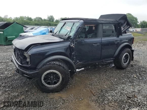 ✅ 2021 Ford Bronco • VIN: 1FMEE5DP5MLB03300 • Lot: 56737415. Listed on Copart with Not provided. Free auction sales archive from the USA and detailed vehicle history report at DreamBid. Image 1.