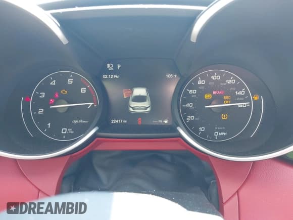 ✅ 2021 Alfa Romeo Giulia Ti Sport • VIN: ZARFAMBNXM7642316 • Lot: 42877821. Listed on IAAI with 22,417 mi. Free auction sales archive from the USA and detailed vehicle history report at DreamBid. Image 7.