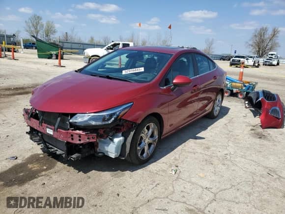 ✅ 2019 Chevrolet Cruze Premier • VIN: 1G1BF5SM3K7123458 • Lot: 52916845. Wystawiony na Copart z przebiegiem 96 980 mil mil. Skorzystaj z bezpłatnego archiwum sprzedaży aukcyjnych z USA i zobacz szczegółowy raport historii pojazdu na DreamBid. Zdjęcie 1.