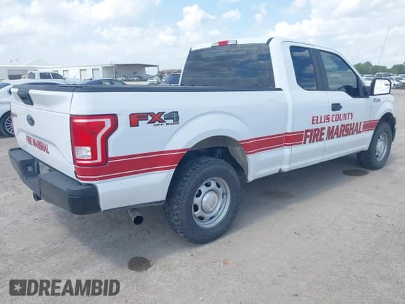 ✅ 2017 Ford F-150 XL • VIN: 1FTEX1EP3HKD16134 • Lot: 42905846. Listed on IAAI with 164,906 mi. Free auction sales archive from the USA and detailed vehicle history report at DreamBid. Image 4.