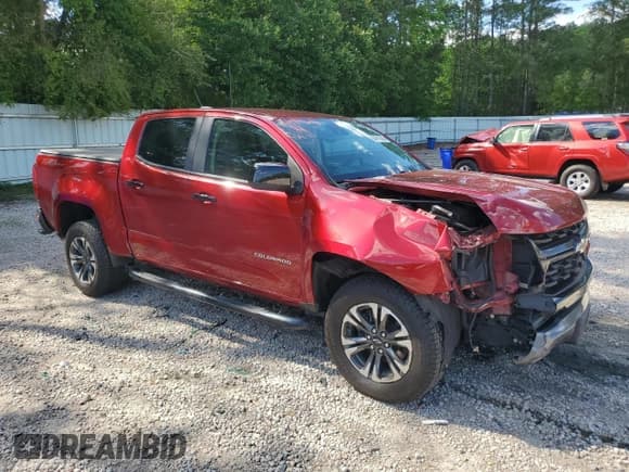✅ 2021 Chevrolet Colorado 4WD Z71 • VIN: 1GCGTDEN2M1101395 • Lot: 54913585. Listed on Copart with 69,706 mi. Free auction sales archive from the USA and detailed vehicle history report at DreamBid. Image 4.
