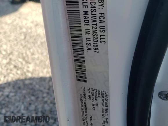 ✅ 2022 Jeep Wagoneer Series I • VIN: 1C4SJVAT2NS201597 • Лот: 44781275. Опубликован ранее на Copart с пробегом 30 882 миль. Бесплатный доступ к архиву аукционных продаж из США и подробный отчёт об истории автомобиля на DreamBid. Изображение 13.