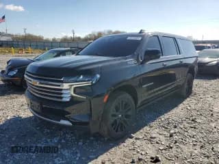 ✅ 2021 Chevrolet Suburban High Country • VIN: 1GNSKGKL4MR319221 • Lot: 85035554. Wystawiony na Copart z przebiegiem 39 633 mil. Bezpłatny archiwum sprzedaży aukcyjnych z USA i szczegółowy raport historii pojazdu na DreamBid. Zdjęcie 1.