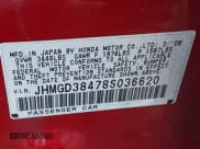 ✅ 2008 Honda Fit • VIN: JHMGD38478S036620 • Лот: 42982682. Опубликован ранее на IAAI с пробегом 113 568 миль. Бесплатный доступ к архиву аукционных продаж из США и подробный отчёт об истории автомобиля на DreamBid. Изображение 9.