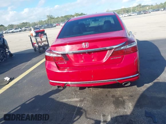 ✅ 2016 Honda Accord Sport • VIN: 1HGCR2E53GA021613 • Lot: 43602854. Listed on IAAI with 259,835 mi. Free auction sales archive from the USA and detailed vehicle history report at DreamBid. Image 16.