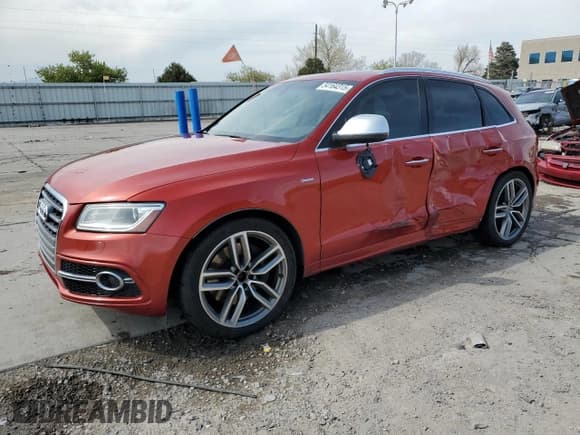✅ 2015 Audi SQ5 Premium Plus • VIN: WA1CGAFP9FA004001 • Lot: 54164315. Listed on Copart with 158,222 mi. Free auction sales archive from the USA and detailed vehicle history report at DreamBid. Image 1.