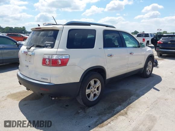 ✅ 2008 GMC Acadia SLT1 • VIN: 1GKEV23708J177234 • Lot: 43045408. Listed on IAAI with 171,295 mi. Free auction sales archive from the USA and detailed vehicle history report at DreamBid. Image 4.