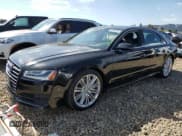 ✅ 2017 Audi A8 • VIN: WAU44AFD9HN008017 • Лот: 84046245. Опубликован ранее на Copart с пробегом 91 998 миль. Бесплатный доступ к архиву аукционных продаж из США и подробный отчёт об истории автомобиля на DreamBid. Изображение 1.