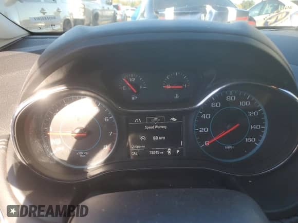 2017 Chevrolet Cruze Premier with VIN 1G1BF5SM8H7258895, listed as a Copart auction lot 86518225 with 78,845 mi miles and Salvage title. Bid and sale history available at DreamBid. Image 9.