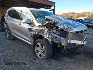 ✅ 2021 Hyundai Santa Fe SEL • VIN: 5NMS2DAJ2MH361009 • Lot: 43627932. Wystawiony na IAAI z przebiegiem 57 811 mil. Bezpłatny archiwum sprzedaży aukcyjnych z USA i szczegółowy raport historii pojazdu na DreamBid. Zdjęcie 1.