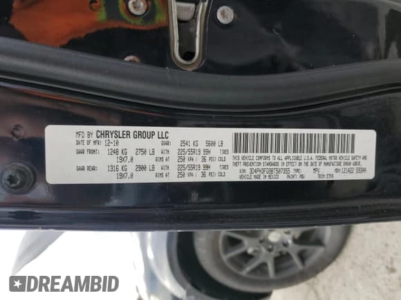 ✅ 2011 Dodge Journey Crew • VIN: 3D4PH3FG9BT507355 • Lot: 91064035. Wystawiony na Copart z przebiegiem 217 348 mil. Bezpłatny archiwum sprzedaży aukcyjnych z USA i szczegółowy raport historii pojazdu na DreamBid. Zdjęcie 13.