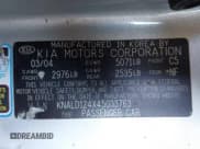 ✅ 2004 Kia Amanti • VIN: KNALD124X45033763 • Lot: 42229204. Listed on IAAI with 185,132 mi. Free auction sales archive from the USA and detailed vehicle history report at DreamBid. Image 9.