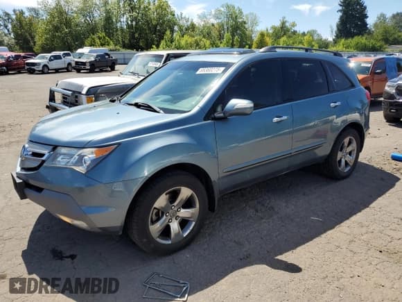 ✅ 2008 Acura MDX Sport • VIN: 2HNYD288X8H539708 • Lot: 68360275. Wystawiony na Copart z przebiegiem 196 179 mil. Bezpłatny archiwum sprzedaży aukcyjnych z USA i szczegółowy raport historii pojazdu na DreamBid. Zdjęcie 1.