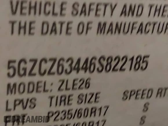 ✅ 2006 Saturn VUE • VIN: 5GZCZ63446S822185 • Lot: 41809976. Wystawiony na IAAI z przebiegiem 186 063 mil. Bezpłatny archiwum sprzedaży aukcyjnych z USA i szczegółowy raport historii pojazdu na DreamBid. Zdjęcie 9.