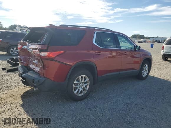 ✅ 2020 Chevrolet Traverse LT Cloth • VIN: 1GNEVGKW5LJ122859 • Lot: 86824375. Listed on Copart with 54,074 mi. Free auction sales archive from the USA and detailed vehicle history report at DreamBid. Image 3.