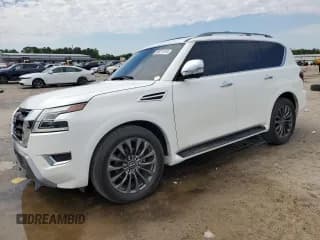 ✅ 2023 Nissan Armada Platinum • VIN: JN8AY2DA3P9403671 • Lot: 56211515. Wystawiony na Copart z przebiegiem 28 275 mil. Bezpłatny archiwum sprzedaży aukcyjnych z USA i szczegółowy raport historii pojazdu na DreamBid. Zdjęcie 1.