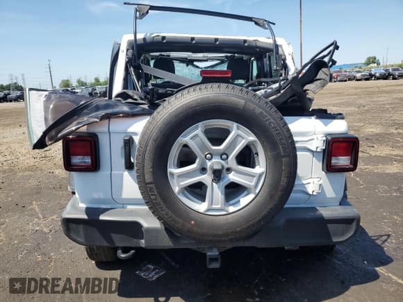 ✅ 2022 Jeep Wrangler Unlimited Sport S • VIN: 1C4HJXDG6NW195431 • Lot: 65503225. Listed on Copart with 7,588 mi. Free auction sales archive from the USA and detailed vehicle history report at DreamBid. Image 6.
