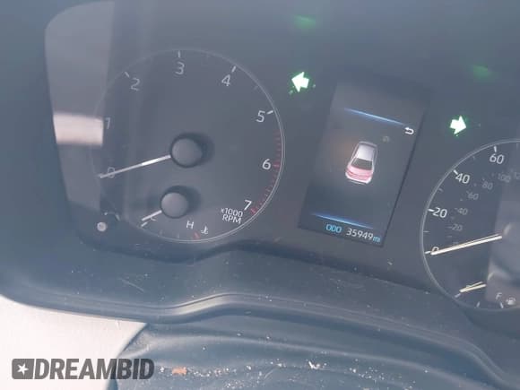 ✅ 2024 Toyota Corolla Hybrid LE • VIN: JTDBCMFE0R3052072 • Lot: 43231812. Listed on IAAI with 35,949 mi. Free auction sales archive from the USA and detailed vehicle history report at DreamBid. Image 7.