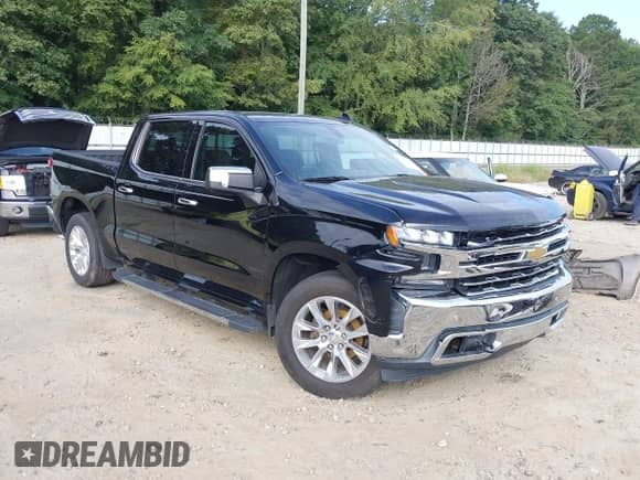 2019 Chevrolet Silverado 1500 LTZ z VIN 1GCPWEED4KZ124583, wystawiony jako IAAI lot #43089148 z przebiegiem 72 245 mil mil oraz . Historia ofert i sprzedaży dostępna na DreamBid. Obrazek 1.