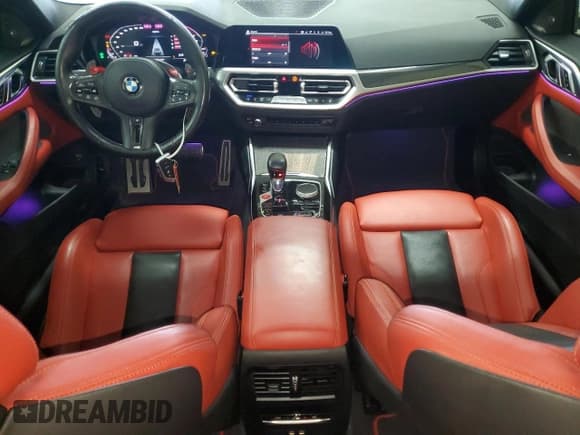 ✅ 2021 BMW M4 Competition • VIN: WBS33AZ08MCH56513 • Lot: 84607785. Wystawiony na Copart z przebiegiem 26 614 mil. Bezpłatny archiwum sprzedaży aukcyjnych z USA i szczegółowy raport historii pojazdu na DreamBid. Zdjęcie 8.