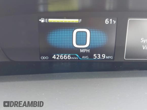 ✅ 2022 Toyota Prius LE • VIN: JTDKAMFUXN3189351 • Lot: 43675769. Listed on IAAI with 42,666 mi. Free auction sales archive from the USA and detailed vehicle history report at DreamBid. Image 16.