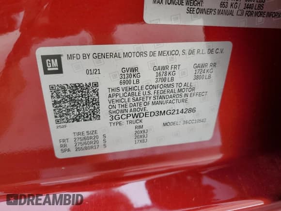 ✅ 2021 Chevrolet Silverado 1500 RST • VIN: 3GCPWDED3MG214286 • Lot: 84394675. Listed on Copart with 62,204 mi. Free auction sales archive from the USA and detailed vehicle history report at DreamBid. Image 13.