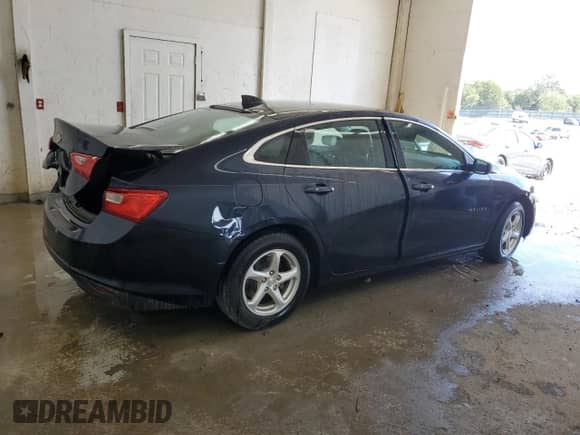 2017 Chevrolet Malibu LS with VIN 1G1ZC5STXHF218208, listed as a Copart auction lot 69065375 with 76,910 mi miles and Salvage title. Bid and sale history available at DreamBid. Image 3.