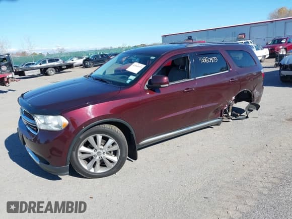 ✅ 2012 Dodge Durango Crew • VIN: 1C4RDJDG2CC358647 • Лот: 43560973. Опубликован ранее на IAAI с пробегом 170 380 миль. Бесплатный доступ к архиву аукционных продаж из США и подробный отчёт об истории автомобиля на DreamBid. Изображение 2.