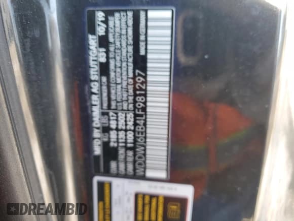 ✅ 2020 Mercedes-Benz C 43 AMG • VIN: WDDWJ6EB4LF981297 • Lot: 87711955. Wystawiony na Copart z przebiegiem Nie podano. Bezpłatny archiwum sprzedaży aukcyjnych z USA i szczegółowy raport historii pojazdu na DreamBid. Zdjęcie 14.