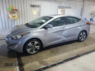 ✅ 2014 Hyundai Elantra Sport • VIN: KMHDH4AH0EU206436 • Lot: 86811555. Listed on Copart with 106,360 mi. Free auction sales archive from the USA and detailed vehicle history report at DreamBid. Image 1.