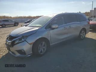 ✅ 2020 Honda Odyssey EX-L • VIN: 5FNRL6H72LB051363 • Лот: 89924535. Опубликован ранее на Copart с пробегом 61 347 миль. Бесплатный доступ к архиву аукционных продаж из США и подробный отчёт об истории автомобиля на DreamBid. Изображение 1.