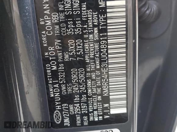 ✅ 2020 Hyundai Palisade Limited • VIN: KM8R54HE3LU048911 • Лот: 82031074. Опубликован ранее на Copart с пробегом 108 552 миль. Бесплатный доступ к архиву аукционных продаж из США и подробный отчёт об истории автомобиля на DreamBid. Изображение 14.