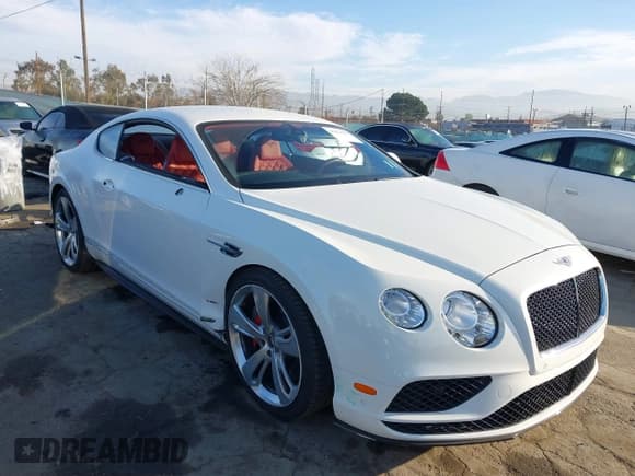 ✅ 2017 Bentley Continental GT • VIN: SCBFH7ZA2HC060883 • Lot: 41471595. Listed on IAAI with 45,783 mi. Free auction sales archive from the USA and detailed vehicle history report at DreamBid. Image 1.