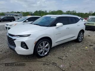✅ 2021 Chevrolet Blazer Premier • VIN: 3GNKBFRS5MS510828 • Lot: 55062665. Listed on Copart with 62,801 mi. Free auction sales archive from the USA and detailed vehicle history report at DreamBid. Image 1.