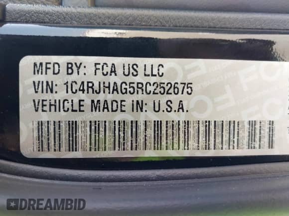 2024 Jeep Grand Cherokee Altitude с VIN 1C4RJHAG5RC252675, выставлен на аукционе IAAI как лот 42613521 с пробегом 8 027 миль миль и . История ставок и продаж доступна на DreamBid. Изображение 9.