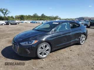2017 Hyundai Elantra Limited z VIN 5NPD84LFXHH051215, wystawiony jako Copart lot #85354595 z przebiegiem 43 976 mil mil oraz Szkoda całkowita • Salvage title. Historia ofert i sprzedaży dostępna na DreamBid. Obrazek 1.