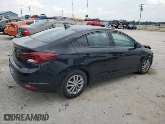 2020 Hyundai Elantra Eco with VIN 5NPD94LA1LH563990, listed as a Copart auction lot 65005605 with 74,025 mi miles and Salvage title. Bid and sale history available at DreamBid. Image 3.
