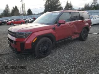 ✅ 2025 Hyundai Santa Fe Calligraphy • VIN: 5NMP5DG19SH019591 • Lot: 93751225. Listed on Copart with 31,713 mi. Free auction sales archive from the USA and detailed vehicle history report at DreamBid. Image 1.