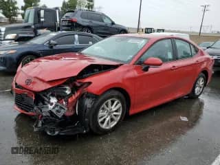 2025 Toyota Camry SE with VIN 4T1DAACK6SU020617, listed as a Copart auction lot 86505345 with Not provided miles and Salvage title. Bid and sale history available at DreamBid. Image 1.