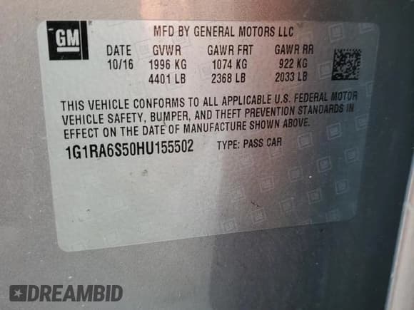 ✅ 2017 Chevrolet Volt LT • VIN: 1G1RA6S50HU155502 • Lot: 76121254. Wystawiony na Copart z przebiegiem Nie podano. Bezpłatny archiwum sprzedaży aukcyjnych z USA i szczegółowy raport historii pojazdu na DreamBid. Zdjęcie 13.