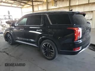 ✅ 2021 Hyundai Palisade Calligraphy • VIN: KM8R74HE5MU263976 • Лот: 44641535. Опубликован ранее на Copart с пробегом 124 158 миль. Бесплатный доступ к архиву аукционных продаж из США и подробный отчёт об истории автомобиля на DreamBid. Изображение 2.
