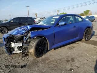 ✅ 2025 BMW M2 • VIN: 3MF23DM03S8E95026 • Lot: 42879435. Wystawiony na Copart z przebiegiem 6 399 mil. Bezpłatny archiwum sprzedaży aukcyjnych z USA i szczegółowy raport historii pojazdu na DreamBid. Zdjęcie 1.