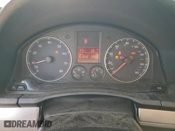 ✅ 2009 Volkswagen Jetta S • VIN: 3VWJZ71K79M036293 • Lot: 94152295. Listed on Copart with 151,542 mi. Free auction sales archive from the USA and detailed vehicle history report at DreamBid. Image 9.