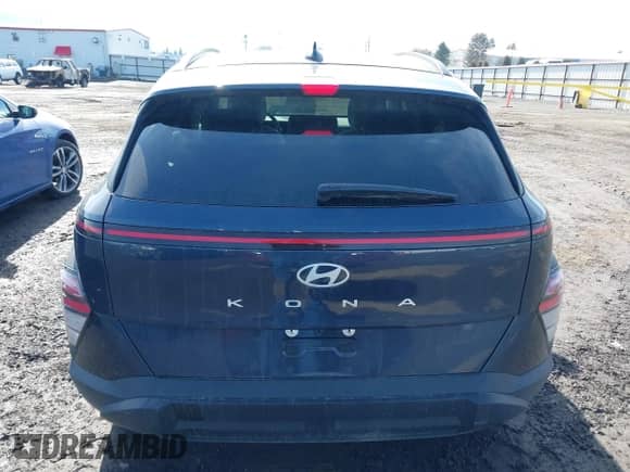 2024 Hyundai Kona SEL with VIN KM8HB3ABXRU184590, listed as a IAAI auction lot 41701589 with 10,063 mi miles and . Bid and sale history available at DreamBid. Image 16.