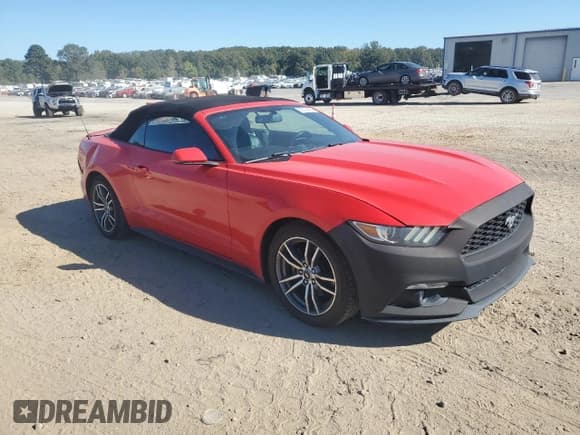 ✅ 2016 Ford Mustang EcoBoost Premium • VIN: 1FATP8UH7G5295754 • Lot: 82553835. Listed on Copart with 204,000 mi. Free auction sales archive from the USA and detailed vehicle history report at DreamBid. Image 4.