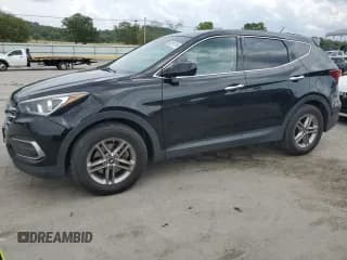 ✅ 2018 Hyundai Santa Fe 2.4L • VIN: 5XYZTDLB8JG541330 • Лот: 63657144. Опубликован ранее на Copart с пробегом 130 732 миль. Бесплатный доступ к архиву аукционных продаж из США и подробный отчёт об истории автомобиля на DreamBid. Изображение 1.